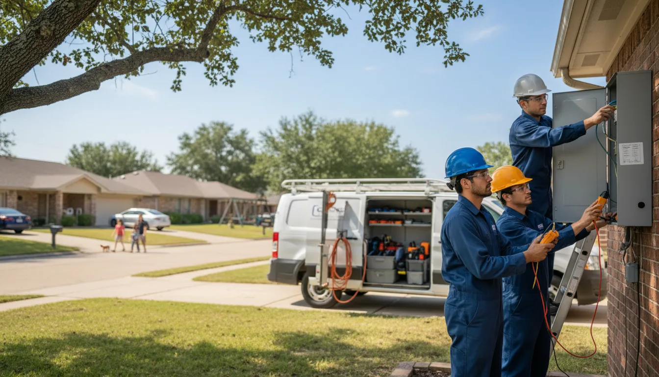 Certified electrician providing emergency electrical services in Monette, AR
